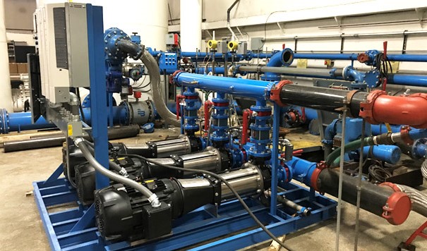 Advanced Go single loop fire alarm panel from the front